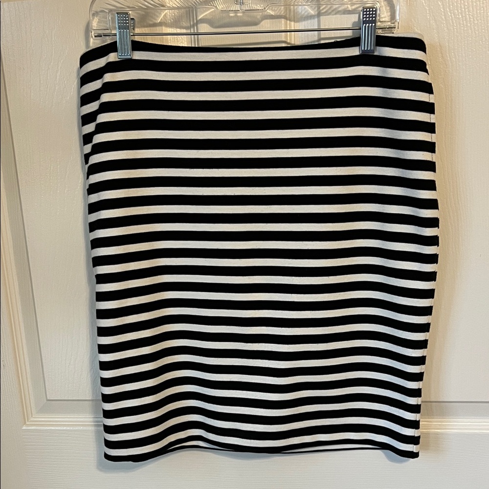 Merona Black & White Striped Women's Skirt